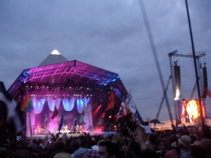 The Pyramid Stage - Glastonbury 2008