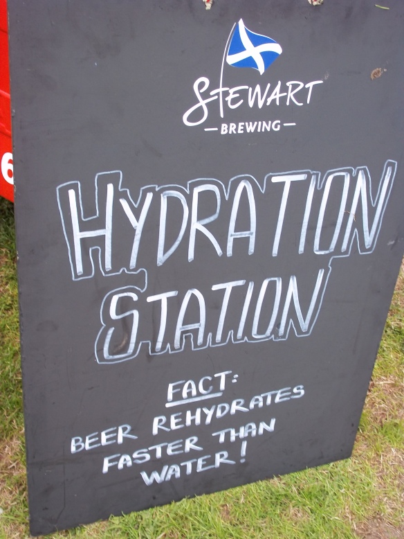 Stewart Brewing 'fact' on a blackboard